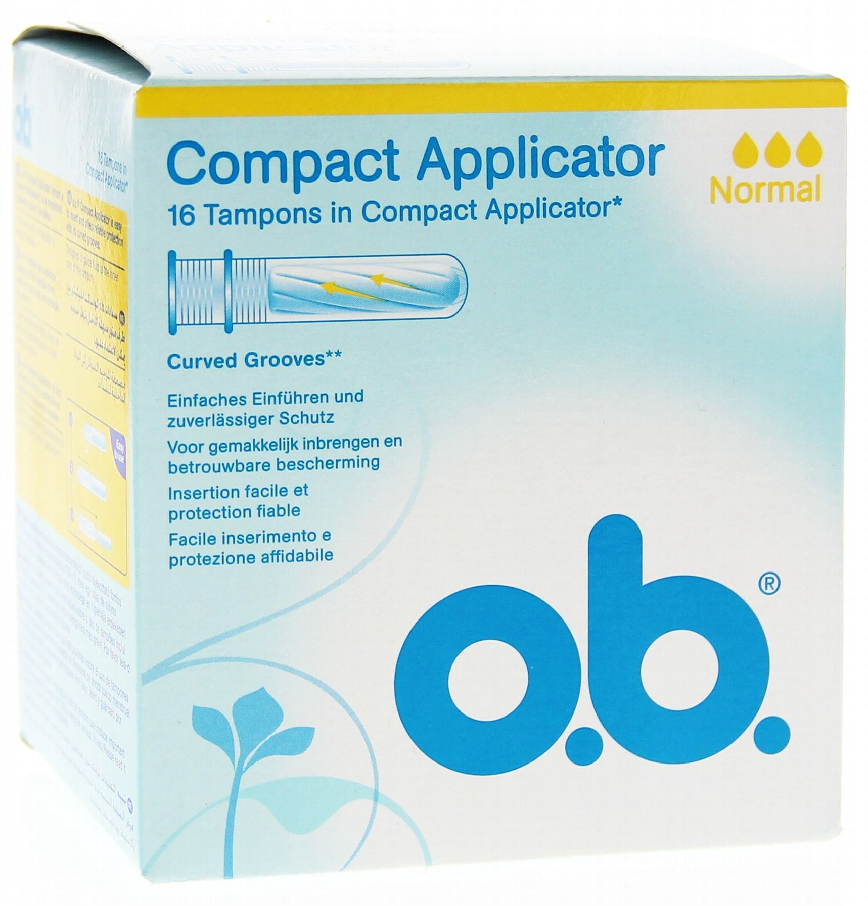 OB Normal Tampão c/ Aplicador (x16 unidades)