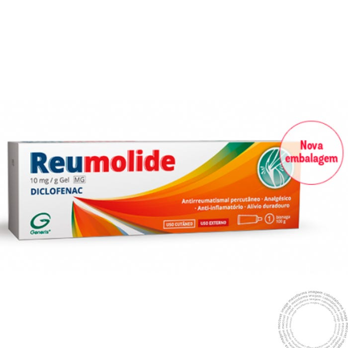 Diclofenac Reumolide MG 10 mg/g Bisnaga 100 g Gel