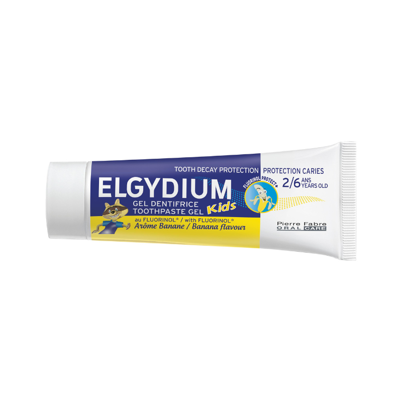 Elgydium Kids Gel Dentífrico Sabor Banana 2-6Anos 50ml