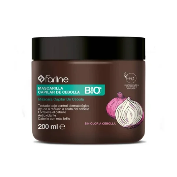 Farline Bio Máscara Capilar Cebola 200Ml
