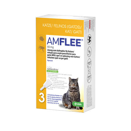 Amflee Sol Pipeta 50Mg X 3 Gato