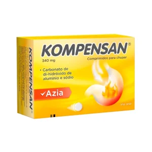 Kompensan 340 mg 20 Comprimidos Mastigáveis