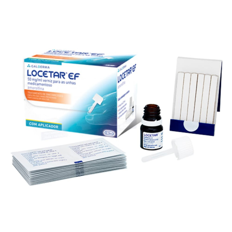 Locetar EF, 50 mg/mL-5 mL x 1 verniz