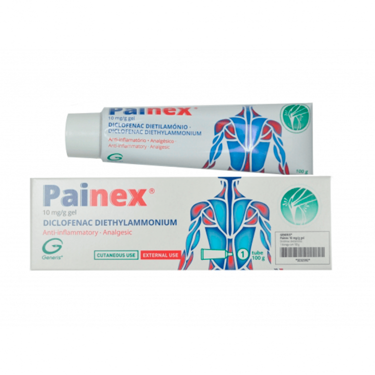 Diclofenac Painex , 10 mg/g Bisnaga 100 g Gel