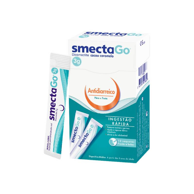 SmectaGo Suspensão Oral 12 Saquetas