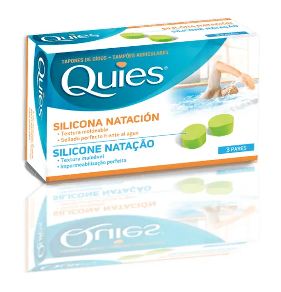 Quies Tampao Oto Silicone Nataçao X6