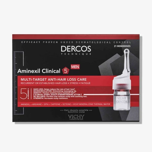 Dercos Aminexil Clinical Queda Homem 21 Ampolas