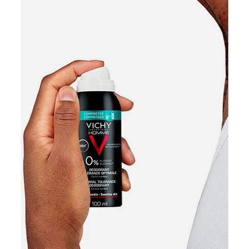 Vichy Homme Desodorizante Spray Ultrafresco 100 ml 2 Vichy Homme Desodorizante Spray Ultrafresco 100 ml - Image 2
