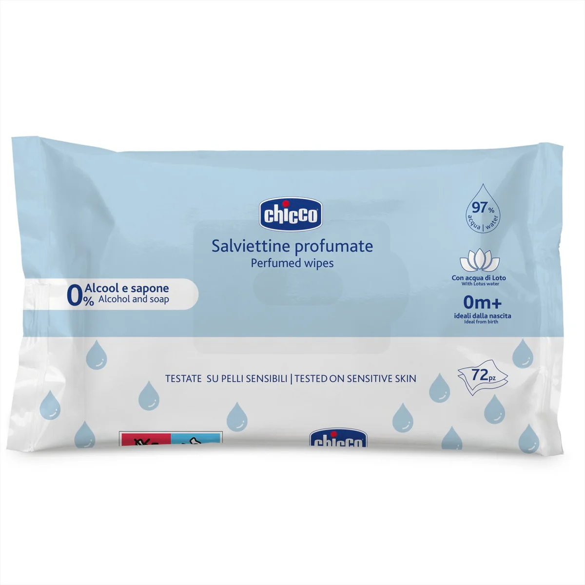 Chicco Toalhitas Perfumadas 72 unidades