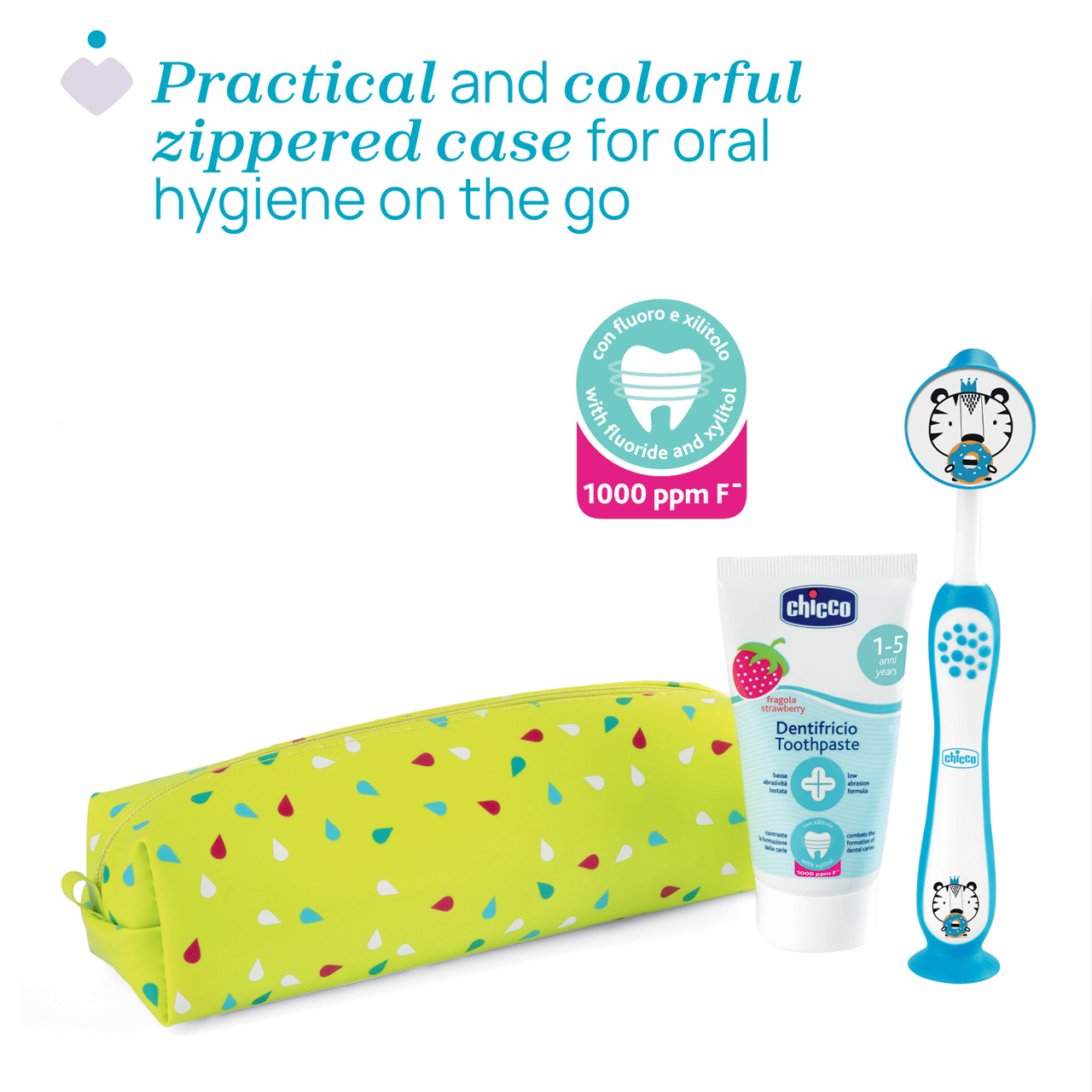 Chicco Conjunto Higiene Oral Tig 3-6A - Image 3