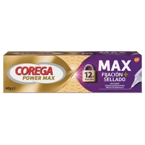 Corega Power Max Selamento Maximo Creme Fixador Próteses 40g