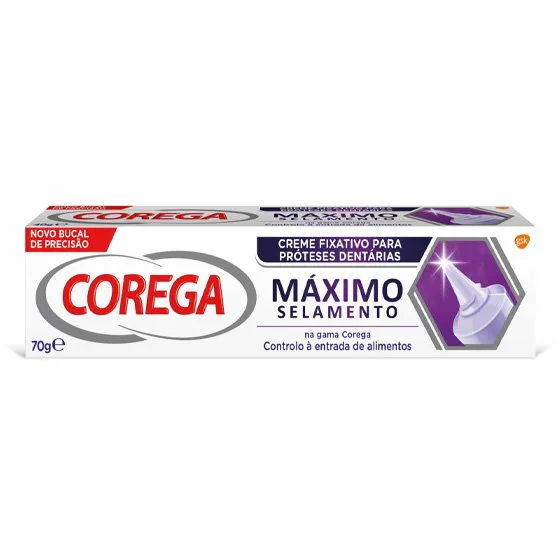 Corega Fixacao+ Selamento Max Creme 70G