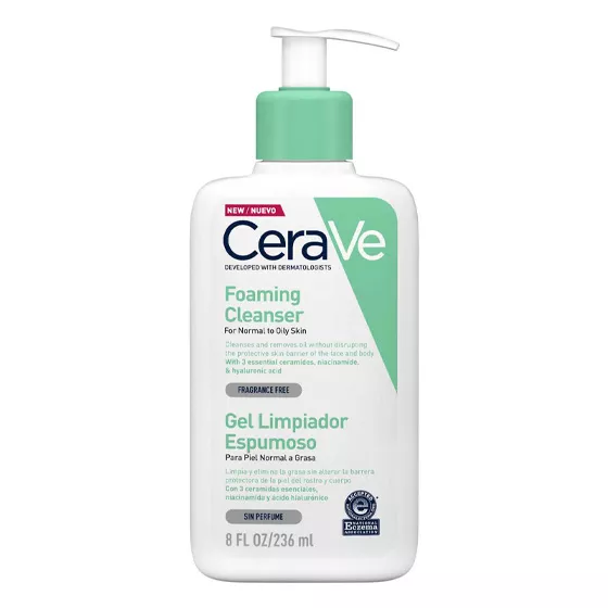 Cerave Cleanser Gel Espuma de Limpeza Facial 236ml