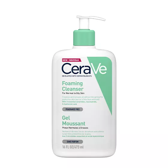 Cerave Cleanser Gel Espuma de Limpeza Facial 473ml