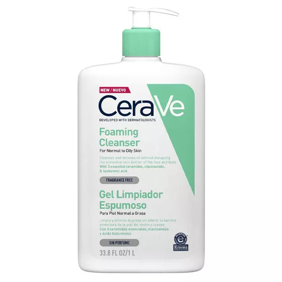 Cerave Cleanser Espuma Limpeza Facial 1000ml