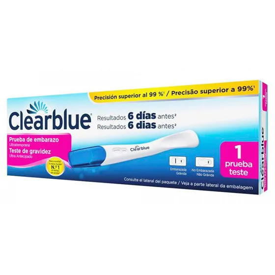 Clearblue Teste Gravidez 6 Dias 1 Teste