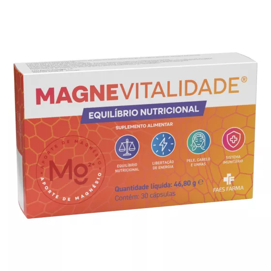 MAGNEVITALDIADE 30 Cápsulas