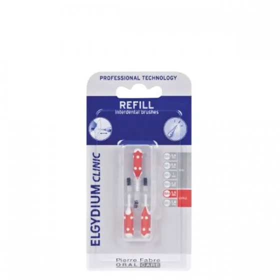 Elgydium Clinic Escovil Recarg Vermelho 3