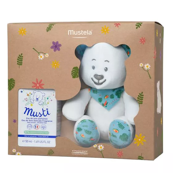 Mustela Musti Colónia Perfumada 50 ml + Peluche