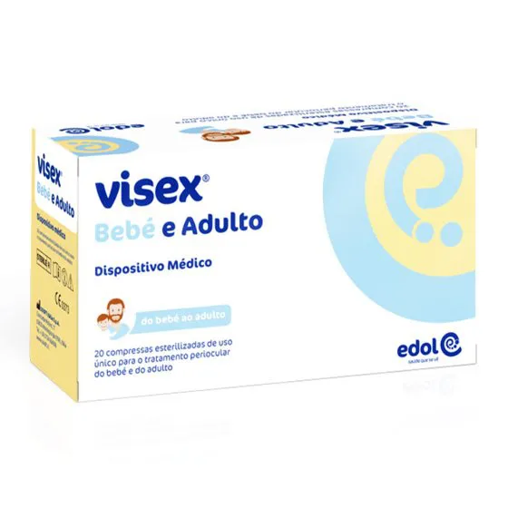 Visex Bebe E Adulto Compressas Esterilizadas Periocul x20