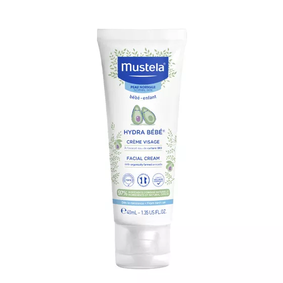 Mustela Bebe Pele Normal Creme Hydra Rosto 40ml