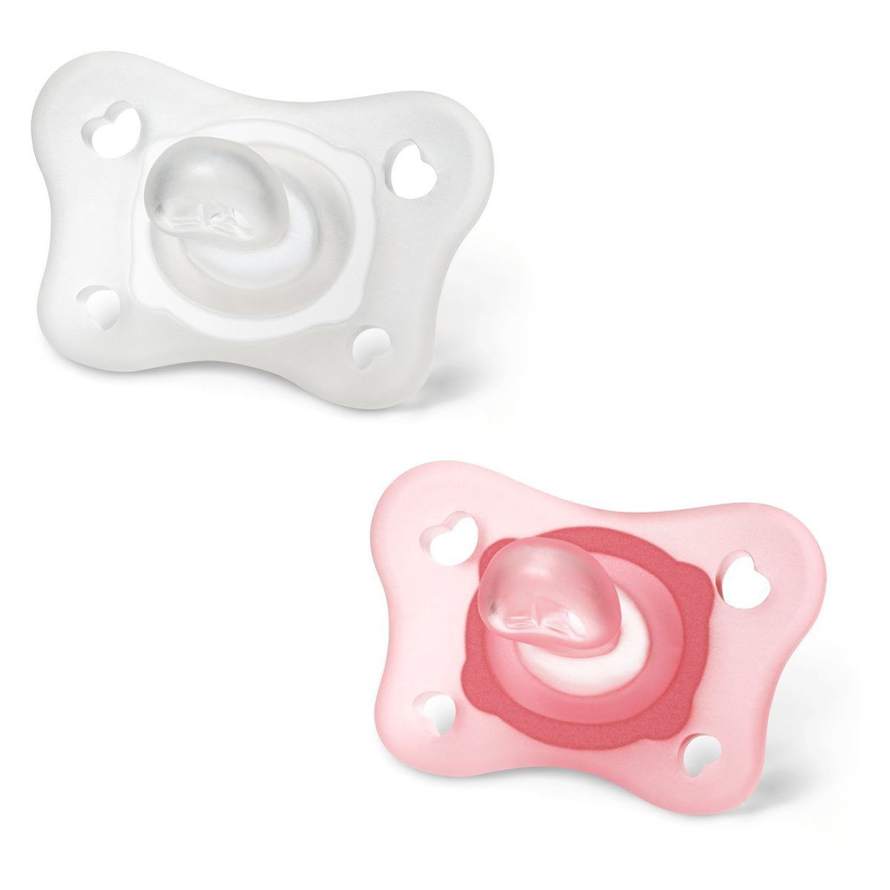 Chicco Chucha Mini Soft 0-2m Girl x2 unidades 1 Chicco Chucha Mini Soft 0-2m Girl x2 unidades