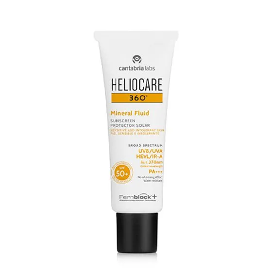 Heliocare 360º Fluido Mineral Pele Sensível SPF50 50ml