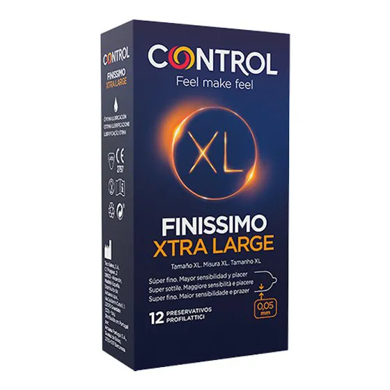 Control 12 Preservativos Finíssimo XL
