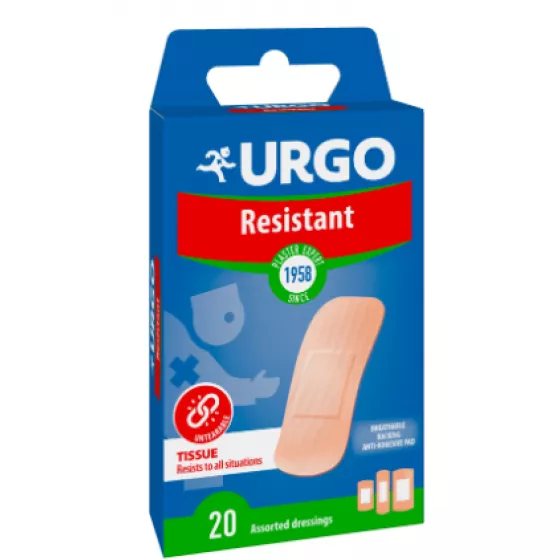 Urgo Resistant Penso Resistente 3 Tamanhos 20 Unidades