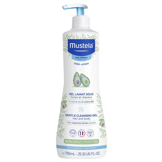 Mustela Bebé Gel Lavante Suave Pele Normal 750ml