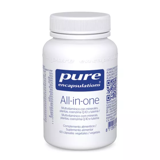Pure Encapsulations All-In-One Multivitamínicos 60 Cápsulas