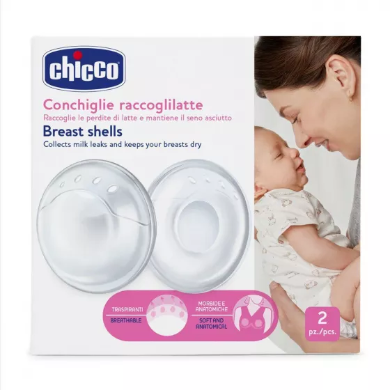 Chicco Colector Leite Concha x2 unidades