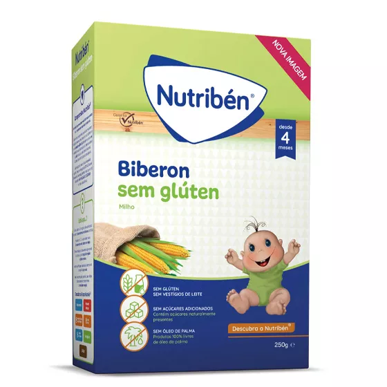 Nutribén Papa Biberon Não Láctea 4m+ 250g