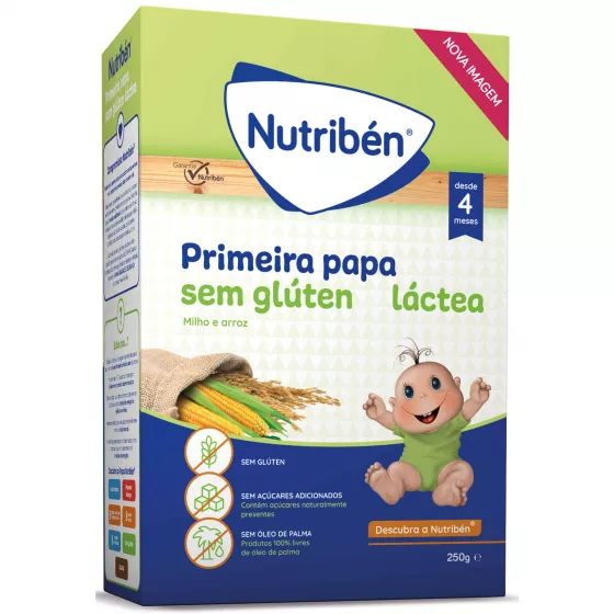 Nutribén Primeira Papa Sem Glúten Láctea 250g