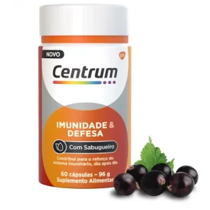 Centrum Imunidade e Defesa Com Sabugueiro 60 Cápsulas