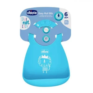 Chicco Babete Silicone Azul 6M+