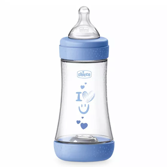 Chicco Biberão Perfect5 240ml Azul