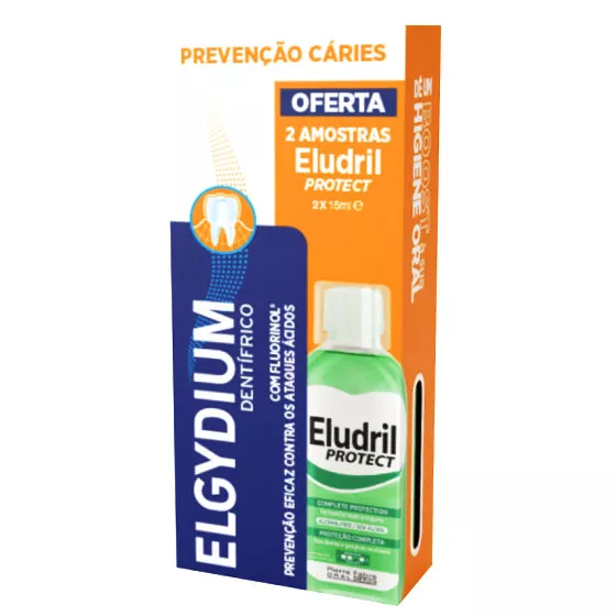 Elgydium Cáries Dentífrico Oferta Eludril Protect Colutório