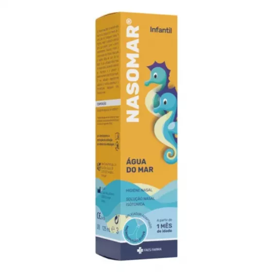Nasomar Infantil Solução Pulverização Nasal 125ml