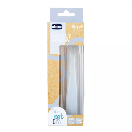 Chicco Colher de Silicone com Caixa 6M+