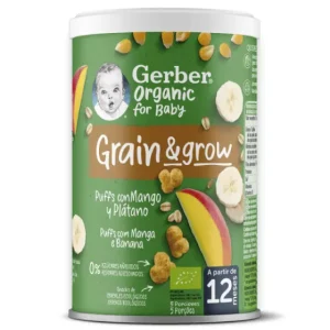 Gerber Org Grain&Grow Snack Man/Ban 35G