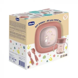 Chicco Conjunto de Papa Rosa 12M+