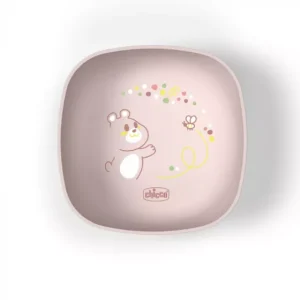 Chicco Tigela com tampa Rosa 6M+