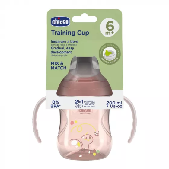 Chicco Copo de Aprendizagem Rosa 6M+