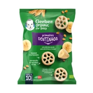 Gerber Org Prim Dentinho Snack Banan28G
