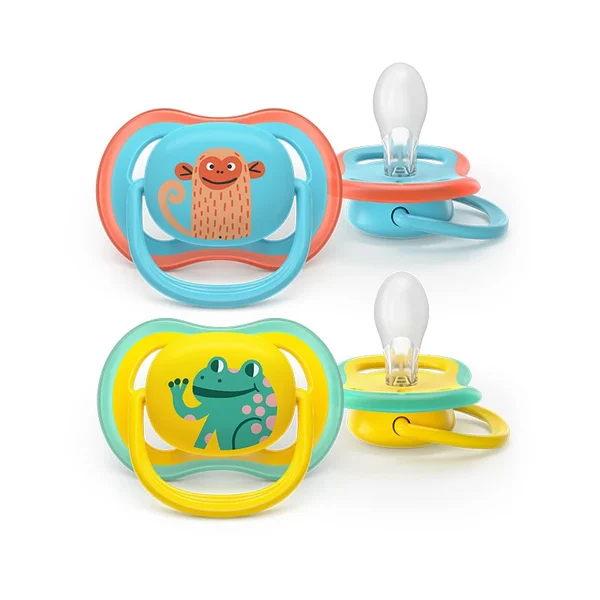 Philips Avent Chupeta Eco Ultra Air Macaco e Sapo 18M X2