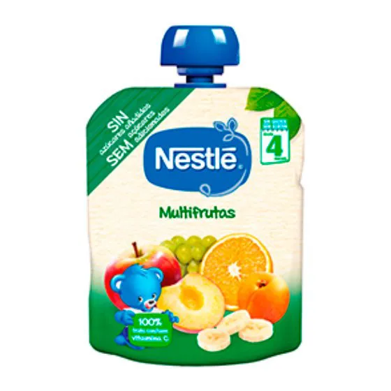 Nestle Naturnes Pacotinho Multifrutas 90G 6M+