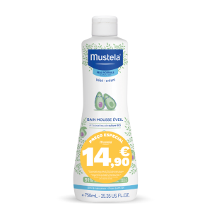 mustela espuma de banho multissensorial 750ml banho azul divertido por 1490 preco especial