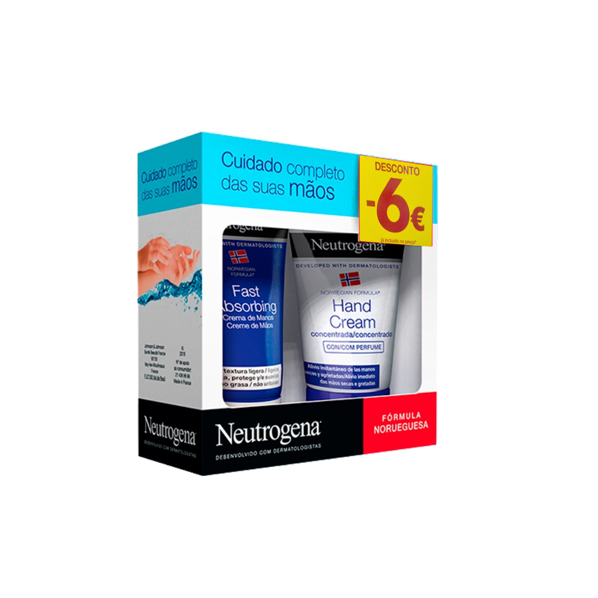 Neutrogena Pack Creme Textura Ligeira 50ml + Creme Concentrado 50ml