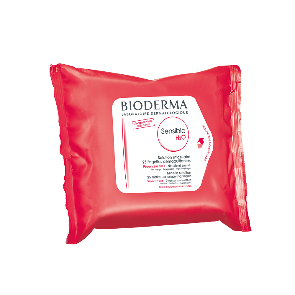 Sensibio Bioderma H2o Desmaquilhnate Toalhetes X25 1 Sensibio Bioderma H2o Desmaquilhnate Toalhetes X25
